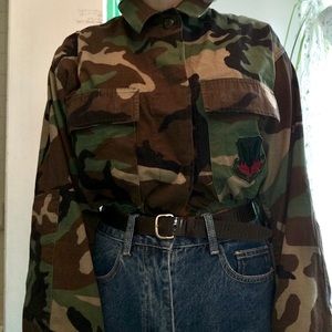 Replay Vintage - Cropped Camo Jacket